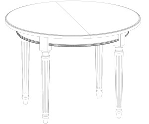 Стол  Orient - Safari & Gold