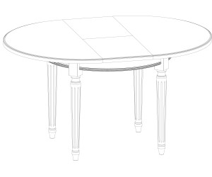 Стол  Orient - Safari & Gold