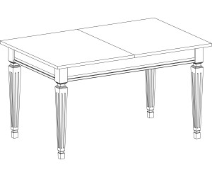 Стол Prime Perl & Beige