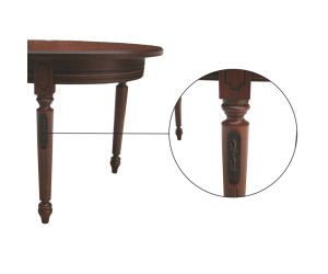 Стол Tarantino Walnut & Brown