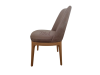 Explore the Stylish "Best" Chair in Ash with Oak-Toned Lacquer and Soft Ameli Brown by Blick