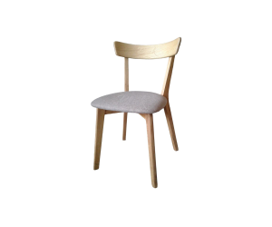 Chair West ash varnish & Malmo gray 95