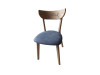 Modern Adam chair with ash frame and Antrasit fabric