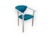 Chair Alex White & Blue Laguna: an elegant and comfortable choice for your interior
