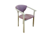Chair Alex White & Lilac by Blick: Comfort and Elegance