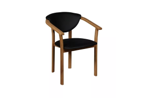 Alex chair oak nat oil & soft black