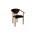 Alex chair oak nat oil & soft black