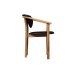 Alex chair oak nat oil & soft black