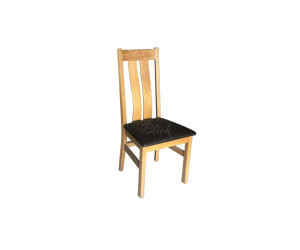 Chair Beline ash varnish & soft black