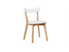 Chair West Lw ash varnish & sof white