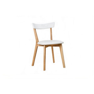 Chair West Lw ash lacquer & sof white