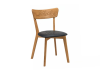 Chair Dalas ash varnish & soft black from the furniture factory BLICK