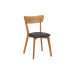 Chair Dalas ash varnish & soft black from the furniture factory BLICK