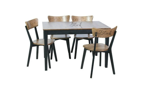 Стул Dalas ясень black & rustic hard