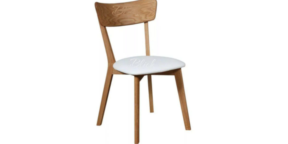 Стілець Dalas ясен лак soft white - один із найкращих стільців у сучасному стилі  