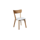 Chair Dalas ash lacquered & soft white