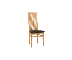 Line chair ash varnish & soft black