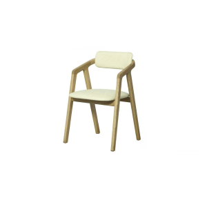 Chair Modern Art Natural Oak & soft beige