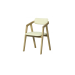 Modern Art chair ash lacquer & soft beige