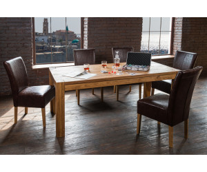 Table SherWood 160/90 ash lacquer and chairs 4 pcs. man king