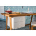 Writer table ash lacquer - writing modern in the Scandinavian style for the home