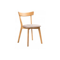 Стілець West Line ясен лак & scotland mokko