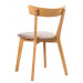 West Line chair ash lacquer & scotland mokko