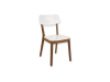 Chair Willson Ash rustic & rustic white modern, white, wooden, for the kitchen or living room