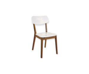 Chair Willson Ash rustic & rustic white