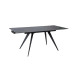 
Стіл ТОРІ чорний мат 1200/1800×750 ноги чорні