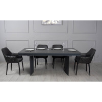 Стіл ЛЕО чорний мат 1800/2960×750 ноги графіт
Стіл ЛЕО чорний мат 1800/2960×750 ноги графіт