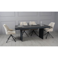 Стіл ЛЕО чорний мат 1800/2960×750 ноги графіт
Стіл ЛЕО чорний мат 1800/2960×750 ноги графіт