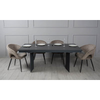 Стіл ЛЕО чорний мат 1800/2960×750 ноги графіт
Стіл ЛЕО чорний мат 1800/2960×750 ноги графіт