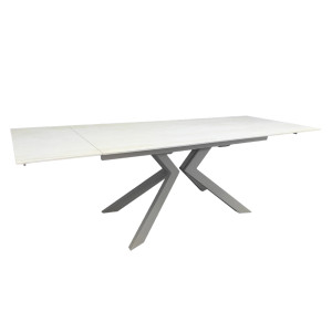 
Стіл МОНАКО травертин матовий 1600/2400×750 ноги тауп