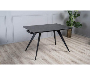 Стіл АСПЕН сірий мат 1800/2600×750 чорні ноги
Стіл АСПЕН сірий мат 1800/2600×750 чорні ноги